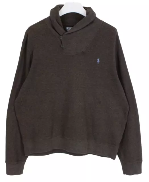 Polo By Ralph Lauren Sweat Homme XL Pull Col Châle Mélange