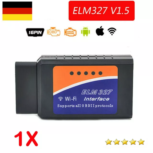 OBD2 ELM327 WIFI Profi-Diagnosegerät Für PKW LKW Auto Tester Scanner IOS-Android