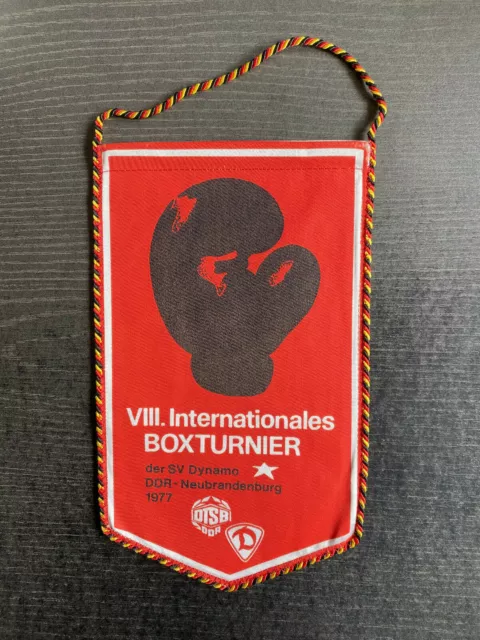 Wimpel VIII. Internationales Boxturnier der SV Dynamo - Neubrandenburg 1977