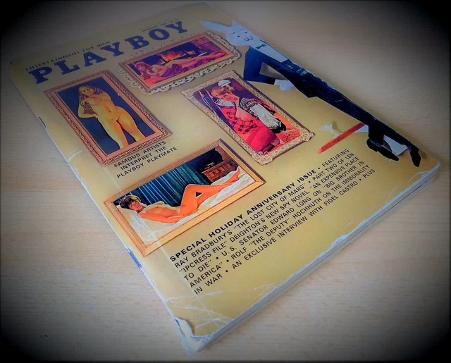 PLAYBOY MAGAZIN JANUAR 1967, Fidel Castro Interview, Playmates von 1966 Rezension. EUR 13,75