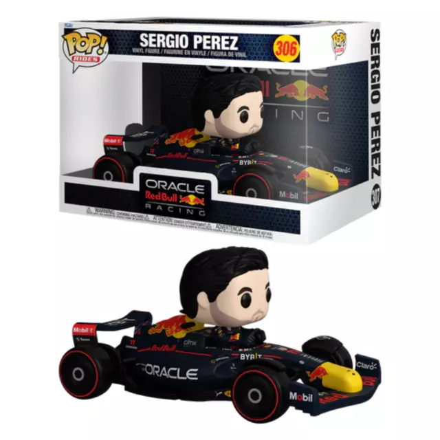 Funko Pop Sergio Perez #306 Rides - F1 Formula 1 - Figurine Vinyle