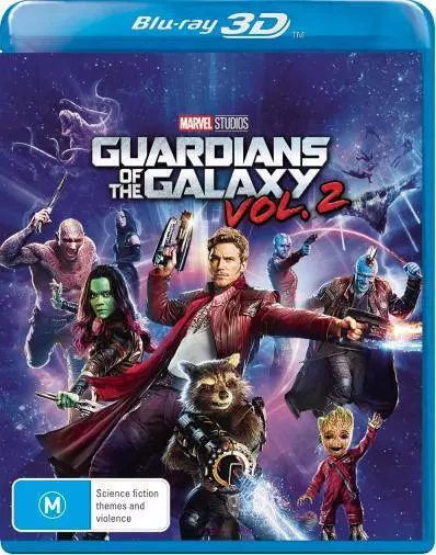 Guardians Of The Galaxy Vol.2 3D  (Blu-Ray) New & Sealed - Region B