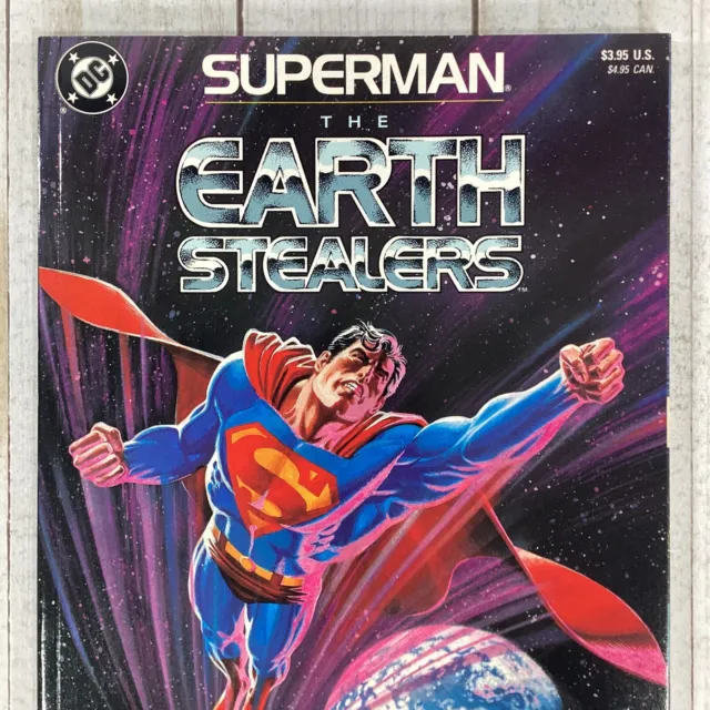 Superman Lot of 2 TPBs Just Imagine Superman 2001/The Earth Stealers 1988 DC NM+ 3