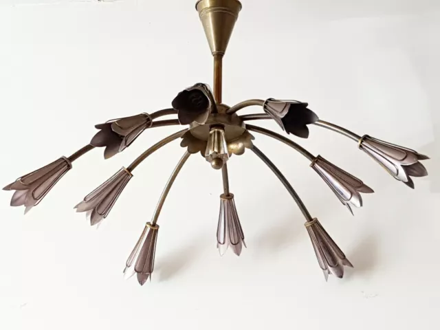 Ceiling Chandelier French Home Lunel 1950 Vintage 50S 50'S Rockabilly