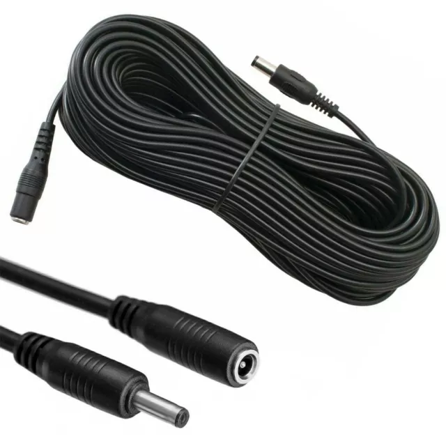 DC Power Supply Extension Cable 5V 9V 12V for CCTV Camera/DVR/PSU Lead 2m/5m/10m