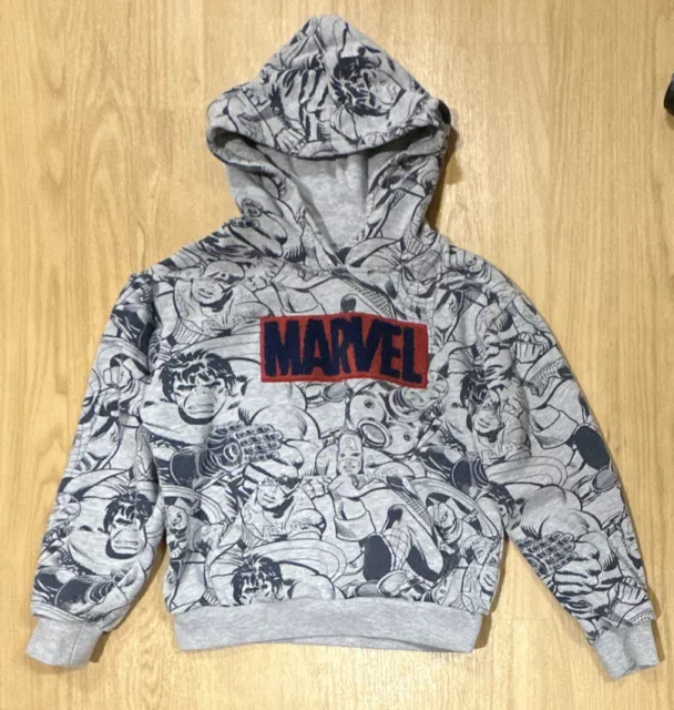 Marvel Avengers Disney Boys Hoodie Sweatshirt Size XS Comic