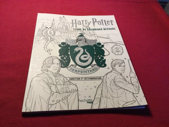 HARRY POTTER : livre de coloriage officiel Serpentard -ambition et