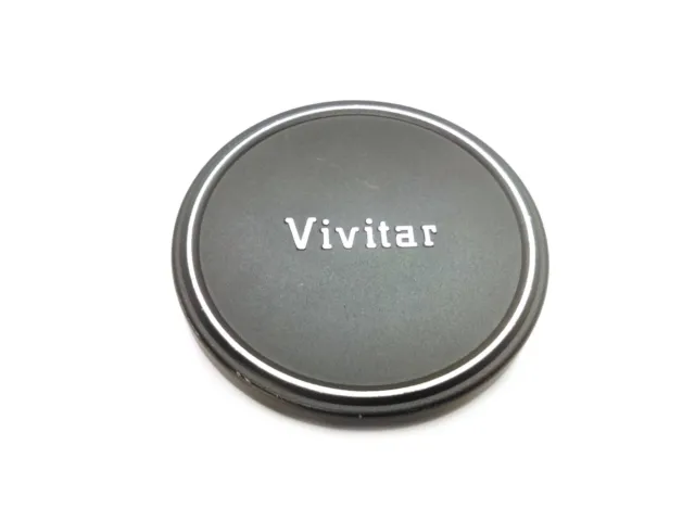 Tapa de lente frontal push-on de metal vintage VIVITAR 58 mm