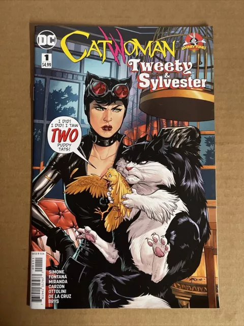 Catwoman / Tweety & Sylvester #1 First Print Dc Comics (2018) Looney Tunes