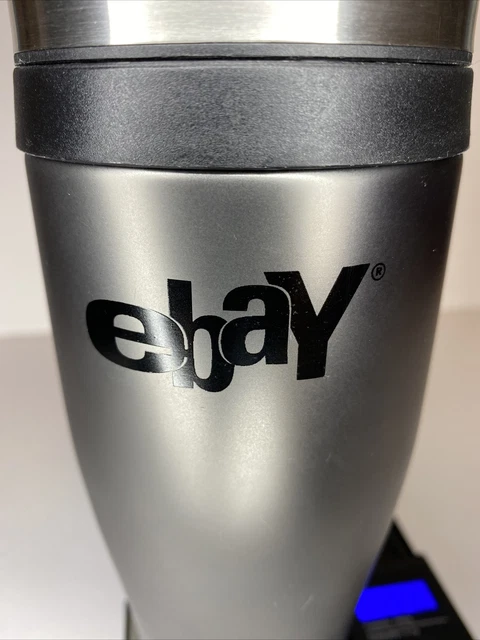 eBay LOGO 16oz travel Cup Bev tumbler Coffee NOS S. Steel insulated Hot/Cold NEW