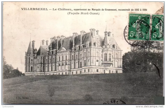70 VILLERSEXEL -- le chateau facade Nord Ouest --