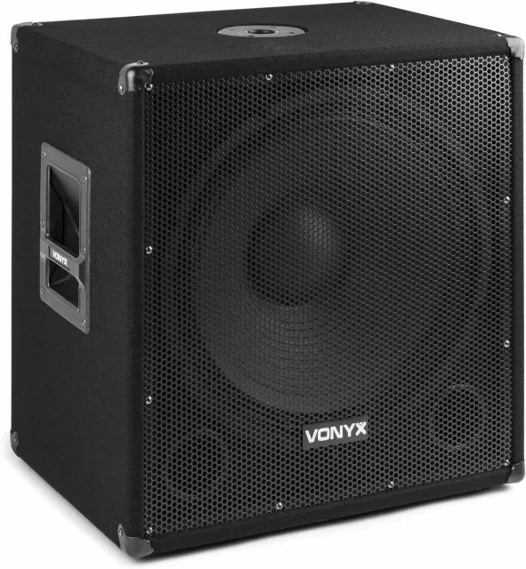 Subwoofer Verstärkt Pa Unter Aktiv Dj Bühne 600W Woofer 15 " (38 CM)