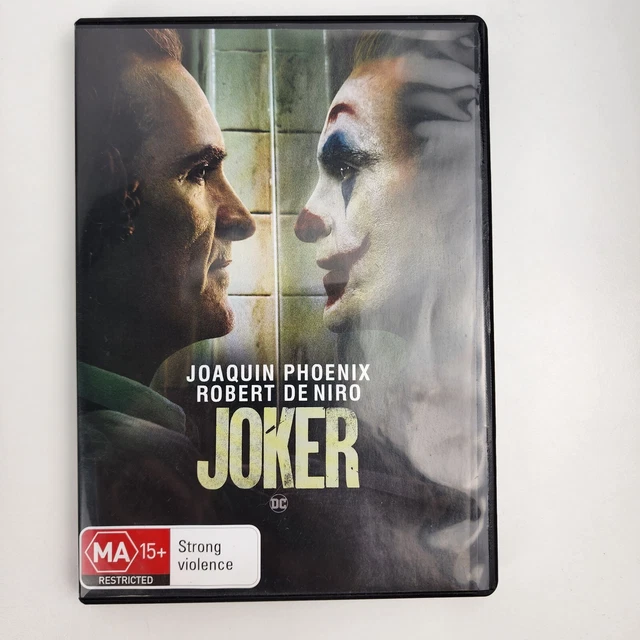 Joker DVD Joaquin Phoenix Robert De Niro Rated MA15+ Region 4