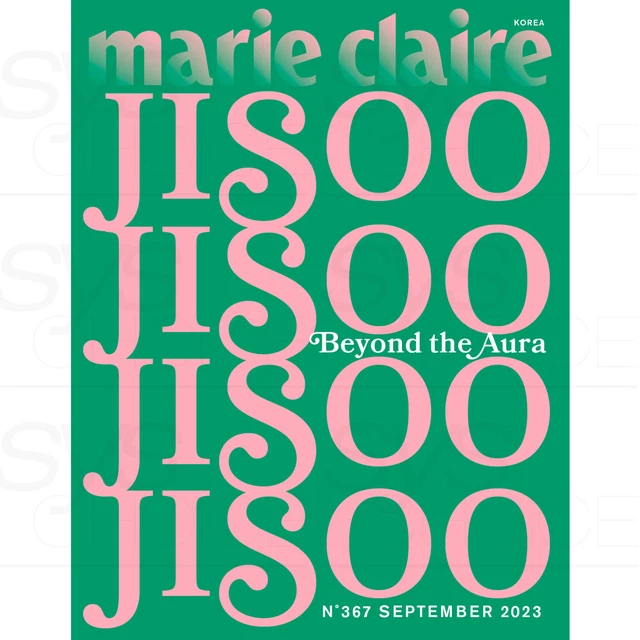 BLACKPINK JISOO MARIE claire KOREA magazine 2023 September issue JISOO