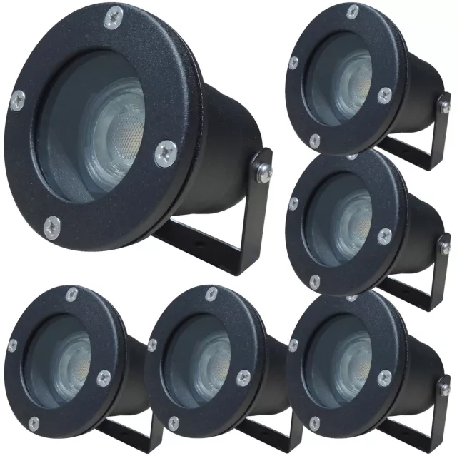 LED Bodenstrahler 220V | 7W Dimmbar | IP66 | Einbau | Aufbau | Teich oder Garten