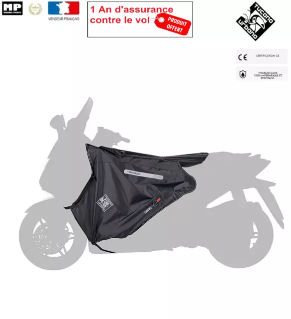 Tablier Protection Hiver Scooter Tucano Termoscud R045 Piaggio X-evo 125 400