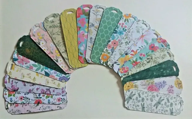 20 small Summer bookmarks 20 patterned bookmarks SUMMER