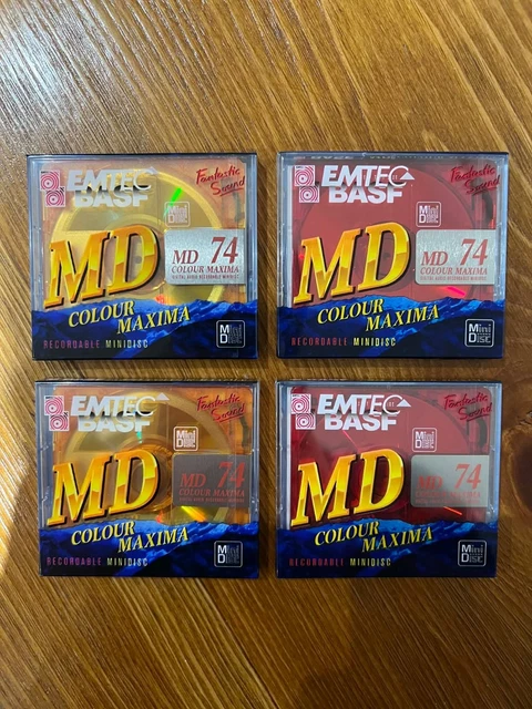 MiniDisc EMTEC/BASF MD 80 – Maxima – 80 Min – Fabriqué En Allemagne