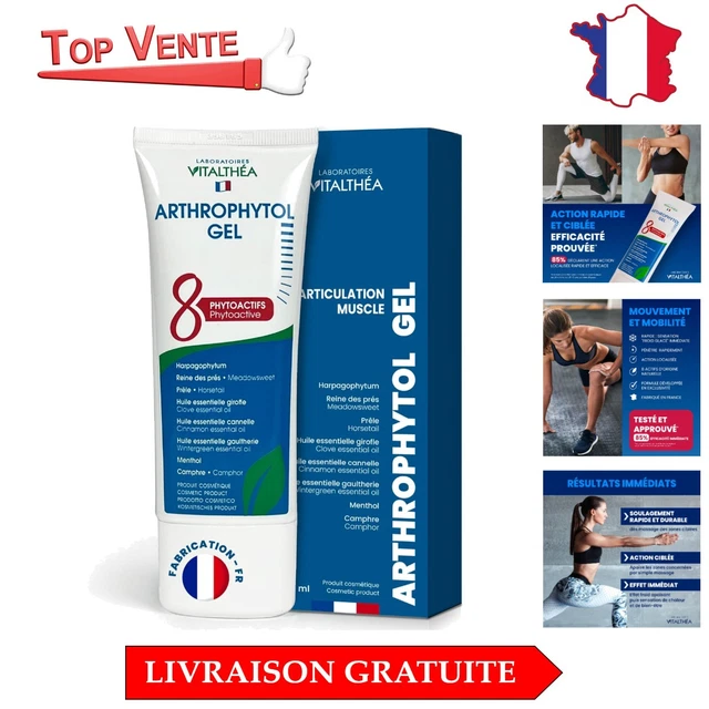 Gel De Massage Arthrophytol - Lot De 2 Tubes 100 Ml - 8 Actifs Naturels - Neuf - Fabriqué En France