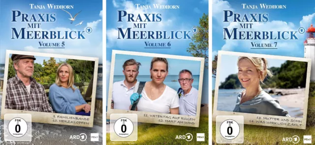 3 DVDs * PRAXIS MIT MEERBLICK - VOL. 5 + 6 + 7  IM SET # NEU OVP PIDAX