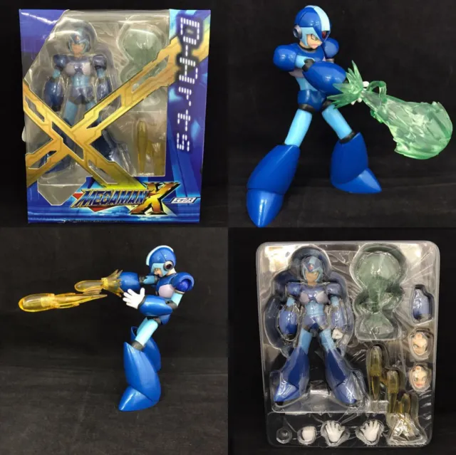 New SHF Rockman MegaMan X 6in Action Figure Blue Ver Box Set