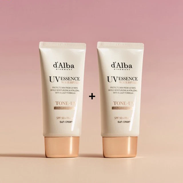 D'ALBA Waterfull UV Essence Crema Solar Tonificante 50ml + 50ml