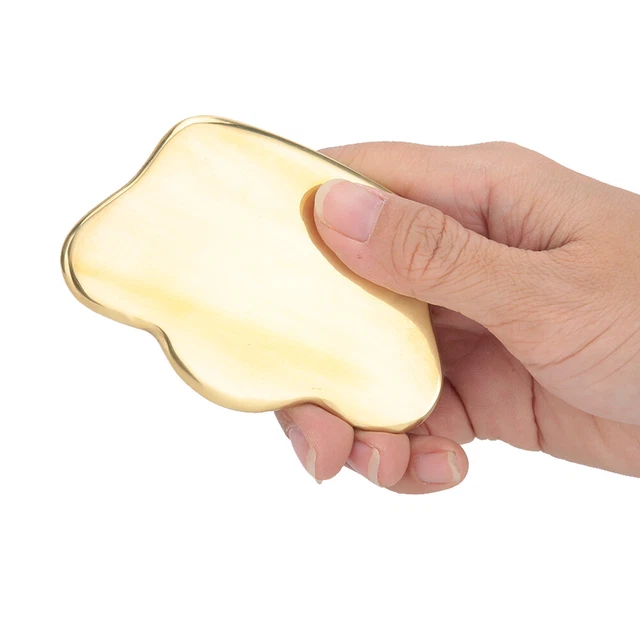 Pure Copper Body SPA Massage Tool Gua Sha Board Acupuncture Scraper Massage CHW