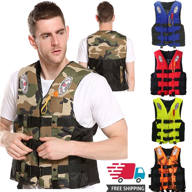 Adults Kids Life Jacket Watersport Vest Kayak Ski Buoyancy Aid Sailing Boating