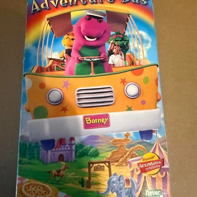 BARNEYS ADVENTURE BUS VHS Kids Vintage £13.86 - PicClick UK