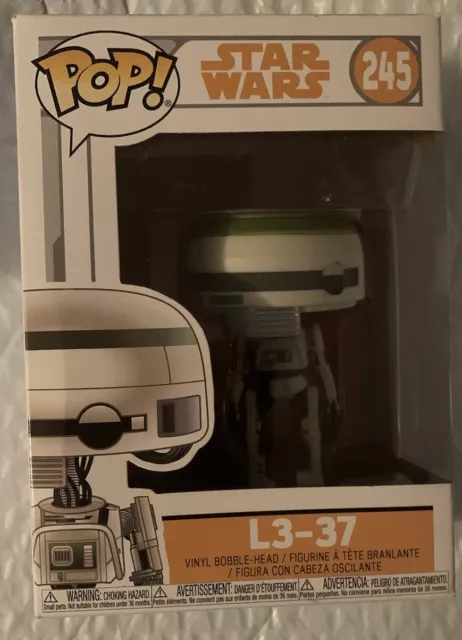 Funko POP! Star Wars - The Solo Movie - #245 L3-37 Robot Vinyl Bobble head