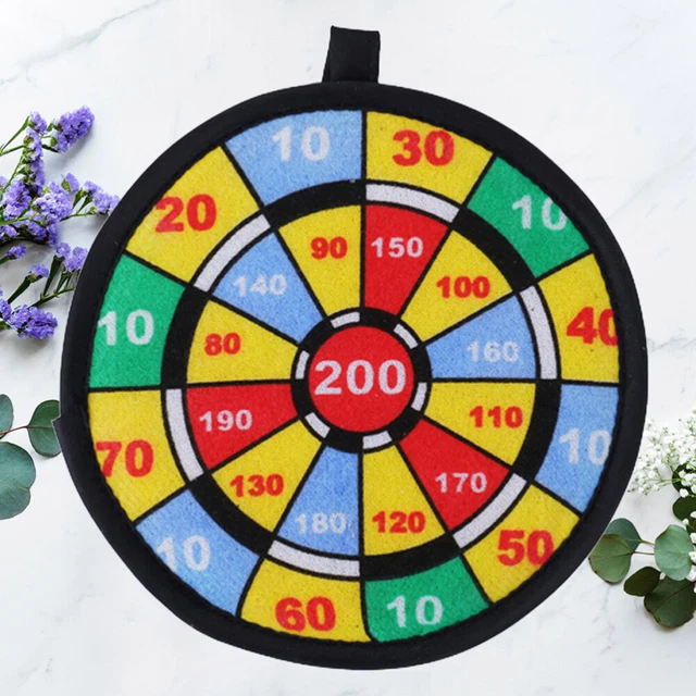 2 Set Safety Dart Board Dart Throwing Toy Dart Shooting Toy Dart Board Kids