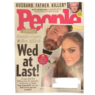 PEOPLE MAGAZINE AUGUST 1 2022 Jennifer Lopez Ben Affleck Surprise