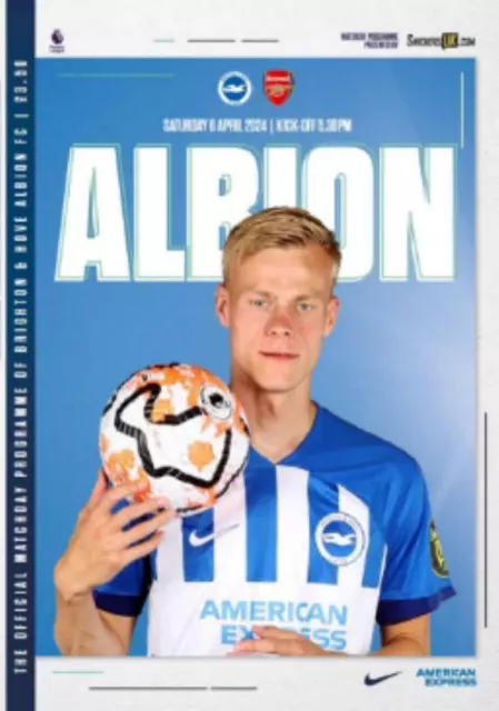 * 2023/24 - Brighton Home Programmes - Choose From List *