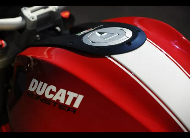 2 Pics DUCATI MONSTER Fuel Tank / helmet  Decal Vinyl Sticker #3