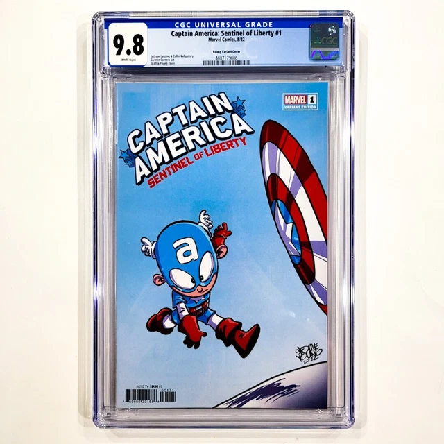 Captain America: Sentinel of Liberty #1 CGC 9.8 NM/M Skottie Young Variant 2022