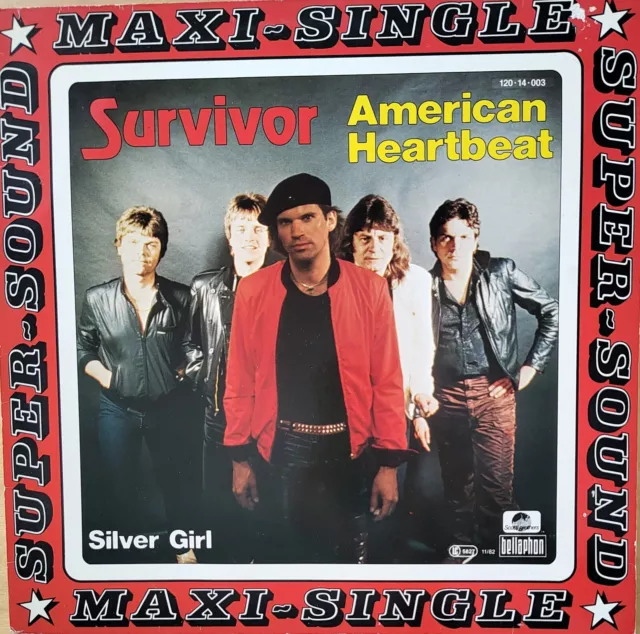 12" Maxi Survivor - American Heartbeat, 1982, Scotti Bros., sehr gut