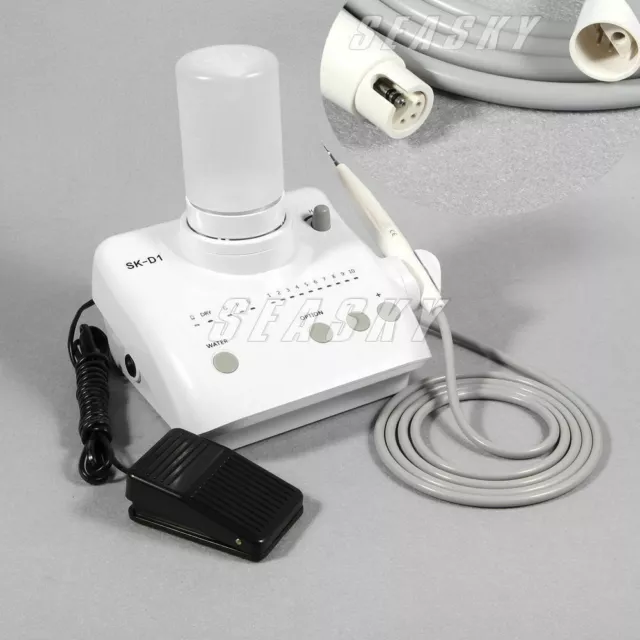 Dental Ultrasonic Piezo Scaler 2 Bottles Handpiece for DTE SATELEC SK-D1 UK