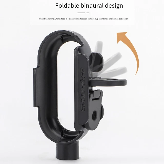 Support D'extension Pour DJI Osmo Pocket 3 - Noir - Avec Fixation Froide Et Trous De Vis Pour Accessoires