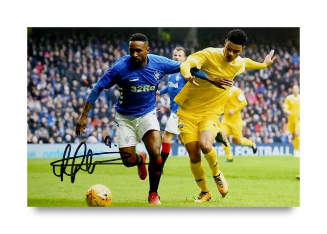 Jermain Defoe Signed 6x4 Photo Glasgow Rangers Tottenham Hotspur Autograph + COA