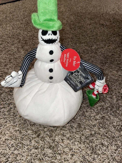 DISNEY NIGHTMARE BEFORE Christmas Jack Skellington Animated Musical