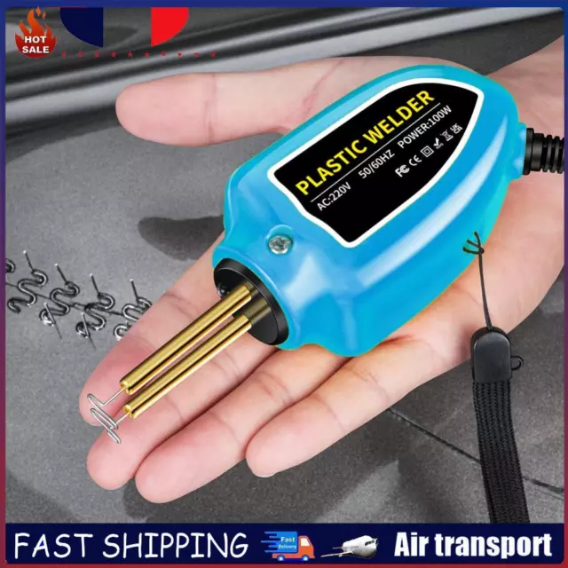 100W Plastic Welding Machine Hot Stapler Car Bumper Repair Kit (Blue EU) FR