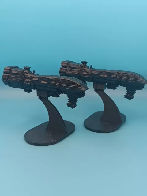 Two Rebel Assault Frigate Star Wars Armada 3D Print Miniature