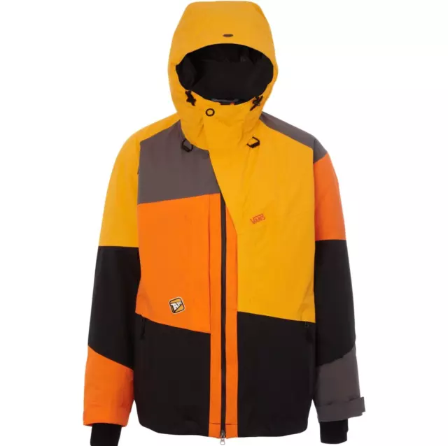 VANS SNOWBOARD SKI Jacket Coat Mens Large L Green Blue Brown Multi Colour Winter 59.99 PicClick UK