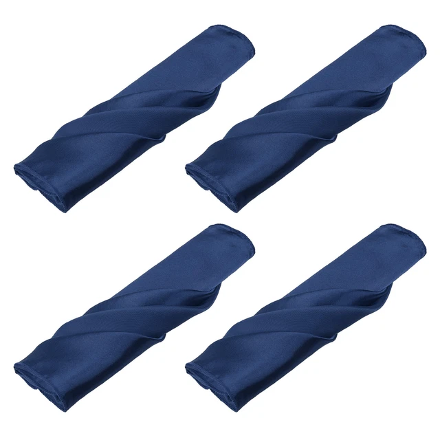 12pcs Navy blue Satin Table Napkins 20×20 Inch