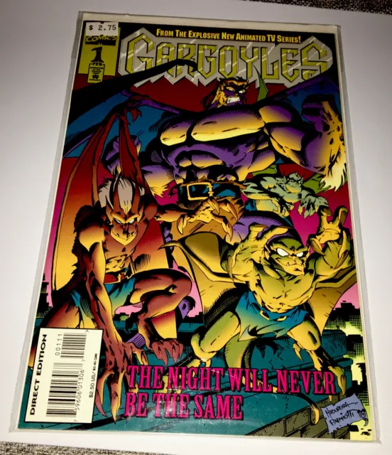 Marvel Comics GARGOYLES Feb #1 (1995)  Embossed Cover