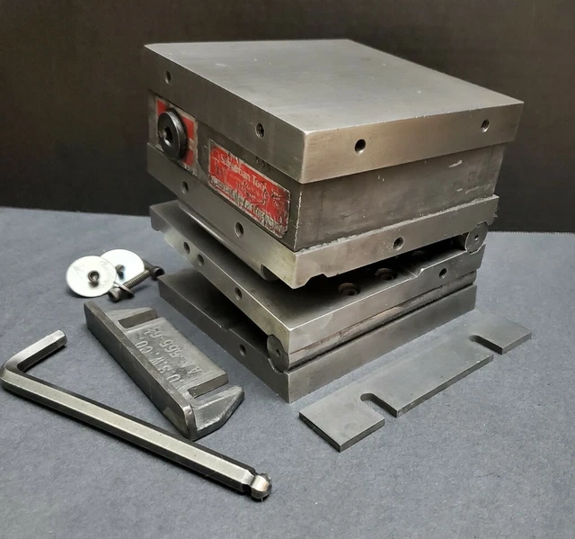 Suburban Compound Sine Permanent Magnetic Plate 6" Chuck Grinder Machinist Tool