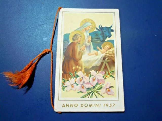 Calendario Calendarietto Religioso " Anno Domini 1957 " Suore