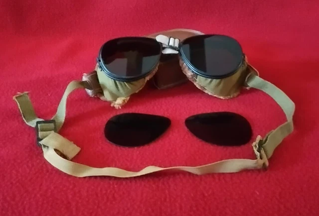 NICE-Vintage WW2 Goggles -US Army Ski & Mountain Troops-10th Mountain NICE-Vintage WW2 Goggles -US Army Ski & Mountain Troops-10th Mountain
