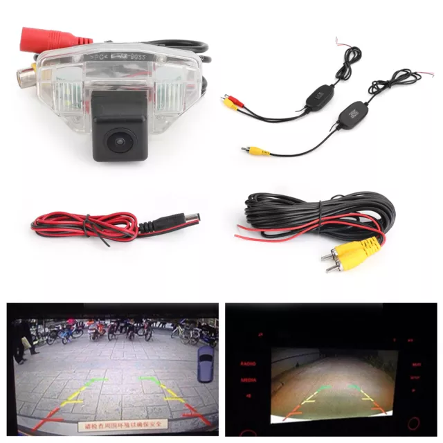 Voiture Caméra de Recul 2.4G Wireless Camera Kit pour HONDA CRV 2007 - 2013 S