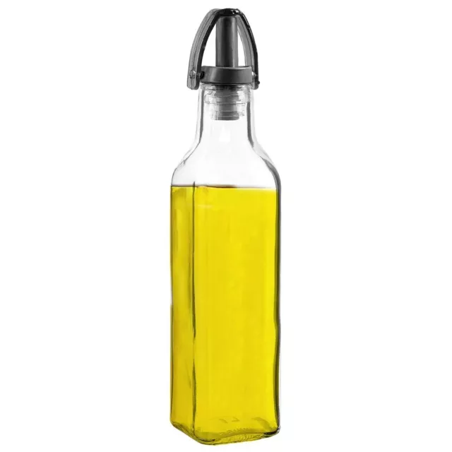 Vilde Glasflasche Flasche für Olivenöl oder Essig mit Spender 250 ml